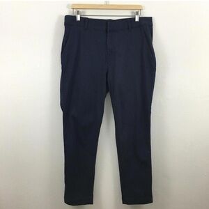 Banana Republic Women’s Blue Straight Fit Cropped Chino Pants Size 14